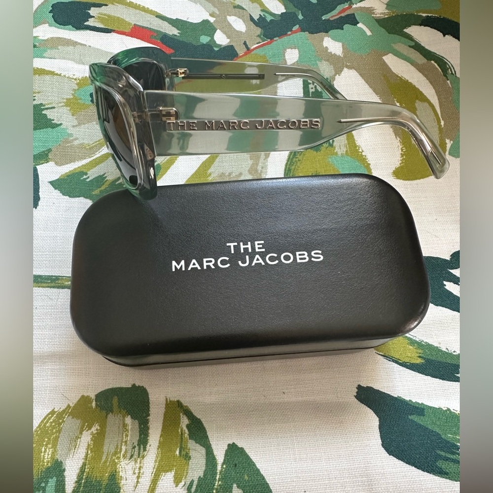 NEW Marc Jacobs MARC 574/S-08YW IR Green Grey Sunglasses - Picture 6 of 7